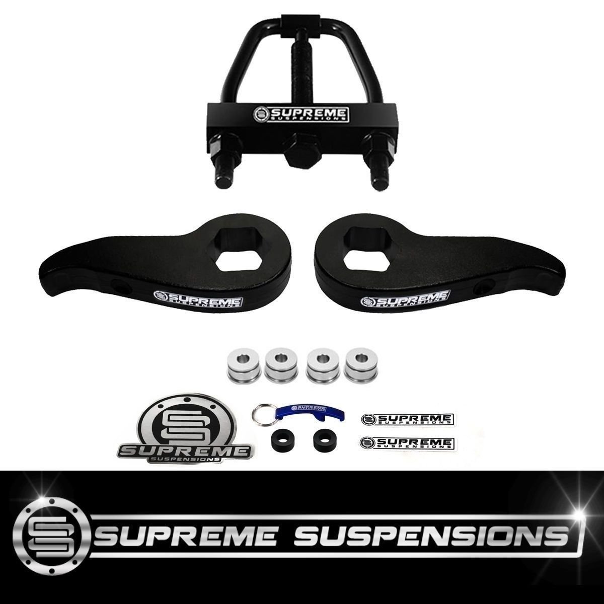 2011-2019 Chevy Silverado 3500HD 3&acirc;�� Inch Front Level Lift Kit + Tool PRO 4X2 4X4