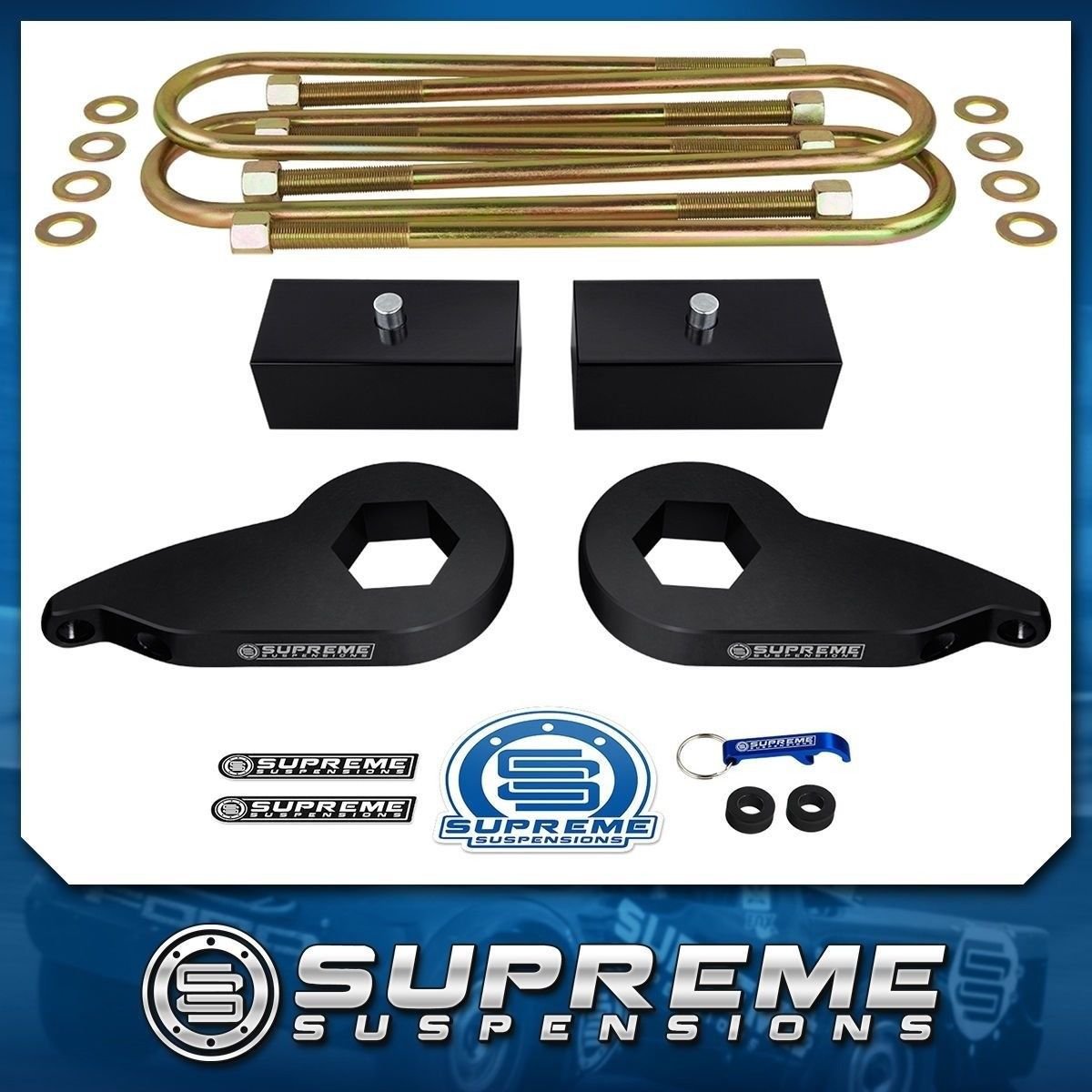 3" Front + 1.5" Rear Full Lift Level Kit Ford F150 97-04 4WD PRO