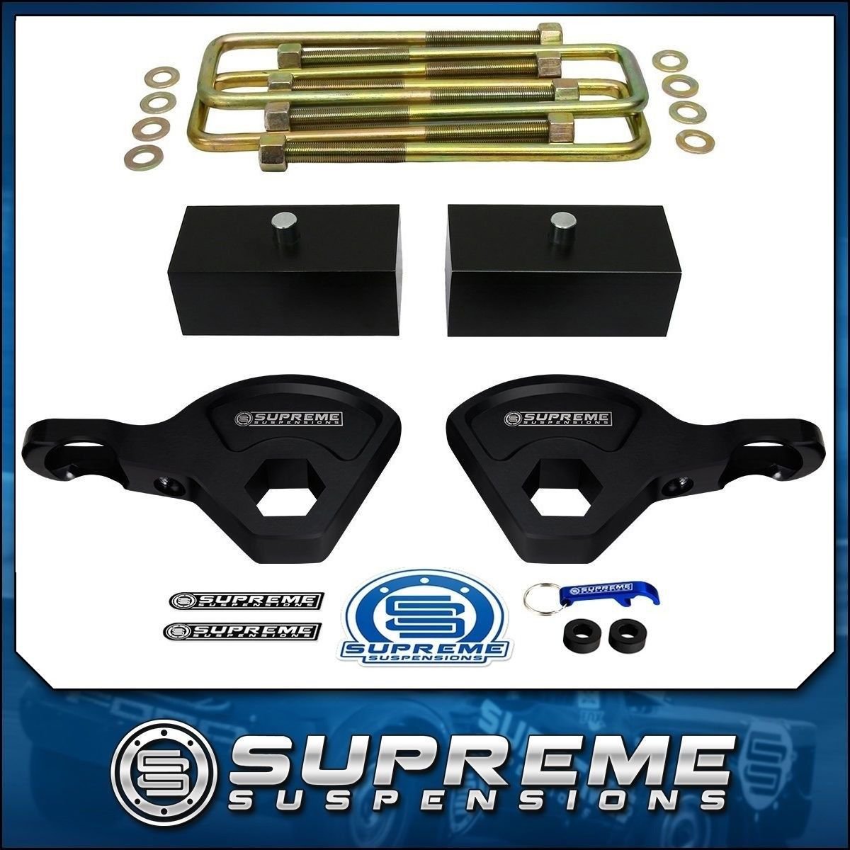 19871996 Dodge Dakota 3" Front + 2" Rear Lift Kit Leveling 4WD PRO