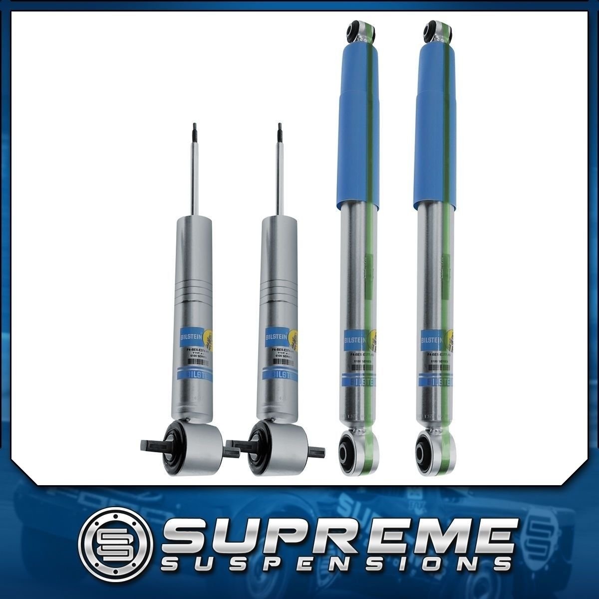 2007-2013 Chevy GMC Silverado Sierra 1500 Bilstein Extended Shocks 5100 Series