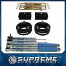 2007-2013 Chevy GMC Silverado Sierra 1500 3" F + 2" R Lift Kit + Bilstein 5100