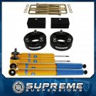 2007-2013 Chevy GMC Silverado Sierra 1500 3" F + 3" R Lift Kit + Bilstein Shocks