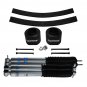 1993-2001 Jeep Cherokee XJ 3" Front + 2" Rear Lift Leveling Kit +Bilstein Shocks