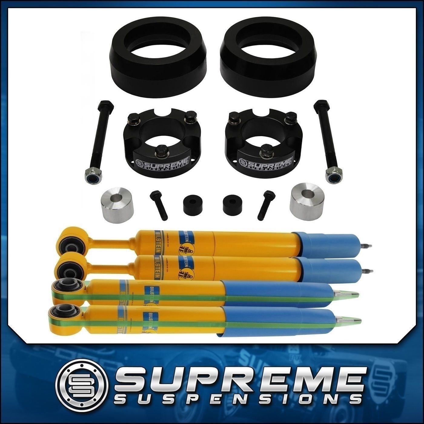 0309 Toyota 4Runner 3" + 2" Full Lift Leveling Kit + Bilstein Shocks