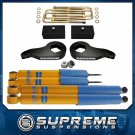 02-06 Chevy Avalanche 2500 Blk 3" Front + 2" Rear Lift Kit + Bilstein Shocks 4X4
