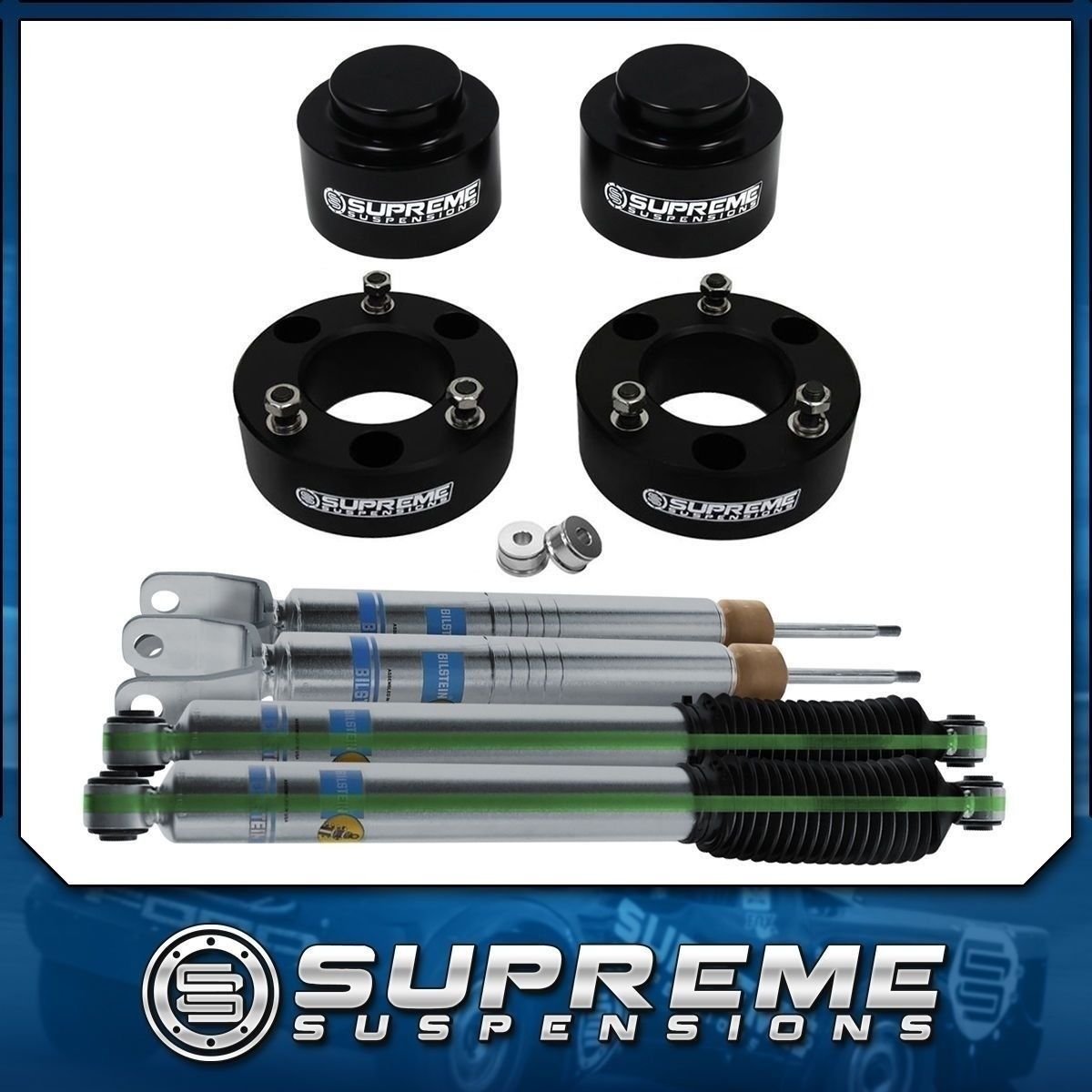 09-15 Dodge Ram 1500 Complete 3" Front + 3" Rear Lift Kit 4WD Bilstein Shocks