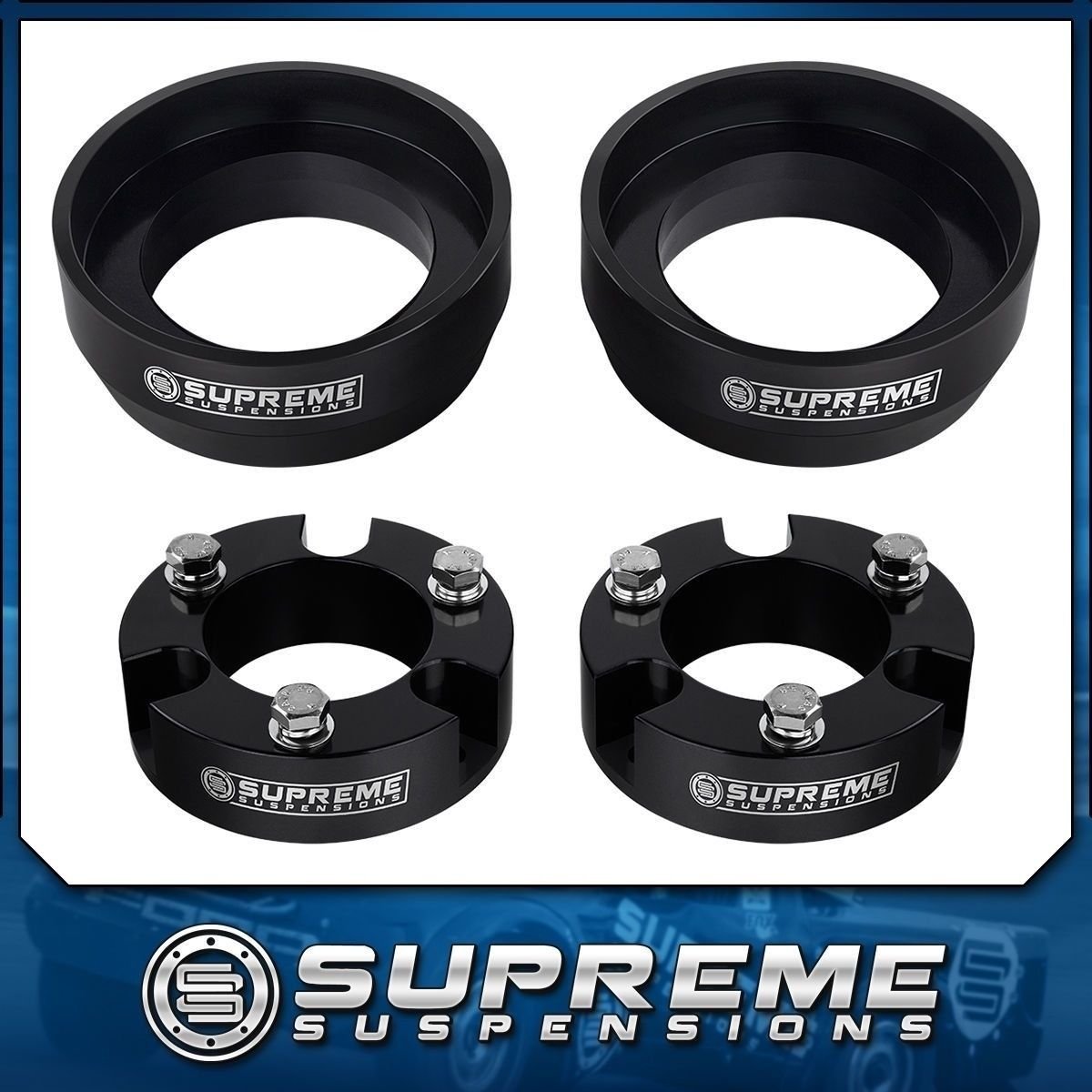 2001-2007 Toyota Sequoia Front + Rear 2.5" Full Suspension Leveling Lift Kit PRO