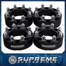 1999-10 Chevy GMC Silverado Sierra 2500 3500 1.5" Blk Wheel Spacers Set 4x2 4x4