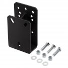 New Black Spare Tire Relocation Bracket carries 35" tire for 76-18 Jeep Wrangler