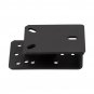 New Black Spare Tire Relocation Bracket carries 35" tire for 76-18 Jeep Wrangler