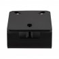 New Black Spare Tire Relocation Bracket carries 35" tire for 76-18 Jeep Wrangler