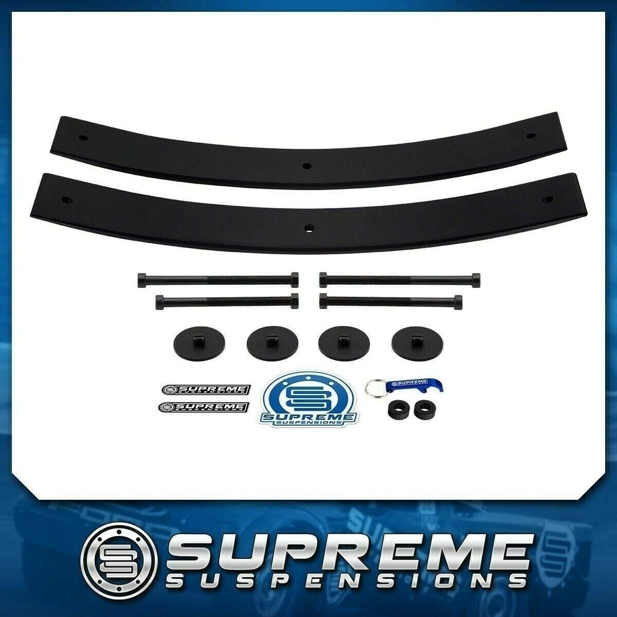 76-01 Jeep Wrangler CJ YJ Cherokee XJ Rear 2" Add-A-Leaf Suspension Lift Kit