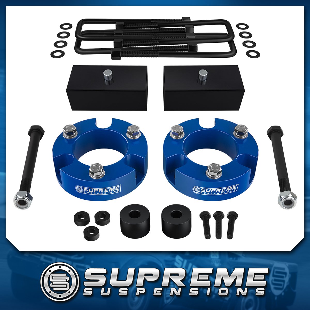 3" Front + 1" Rear Leveling Lift Kit + Diff Drop for 2005-2020 Toyota Tacoma 4WD