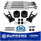 84-01 Jeep Cherokee XJ 3" + 2" Lift Kit Transfer Case Drop Shackles + Shocks 4WD