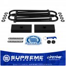 1" Rear Lift Blocks 3/4th Axle Locator Pin + U-Bolts For 03-13 Ram 2500 3500