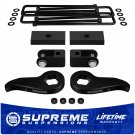 3" Front 1" Rear Lift Kit Shock Extensions Included Fits 11-20 Silverado Sierra 2500 3500 HD
