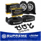 3/4" D-Ring Anchor Shackles + 3" x 30' Tow Straps Towing Hauling Recovery Kit