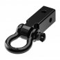 HD 2" Hitch Receiver + 3/4" D-Ring Anchor Shackle Jeeps ATV Trucks Pulling