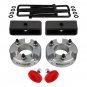 FITS 05-20 Nissan Frontier 3" Fr 1.5" Rr Complete Leveling Lift Kit Silver + Bump Stops