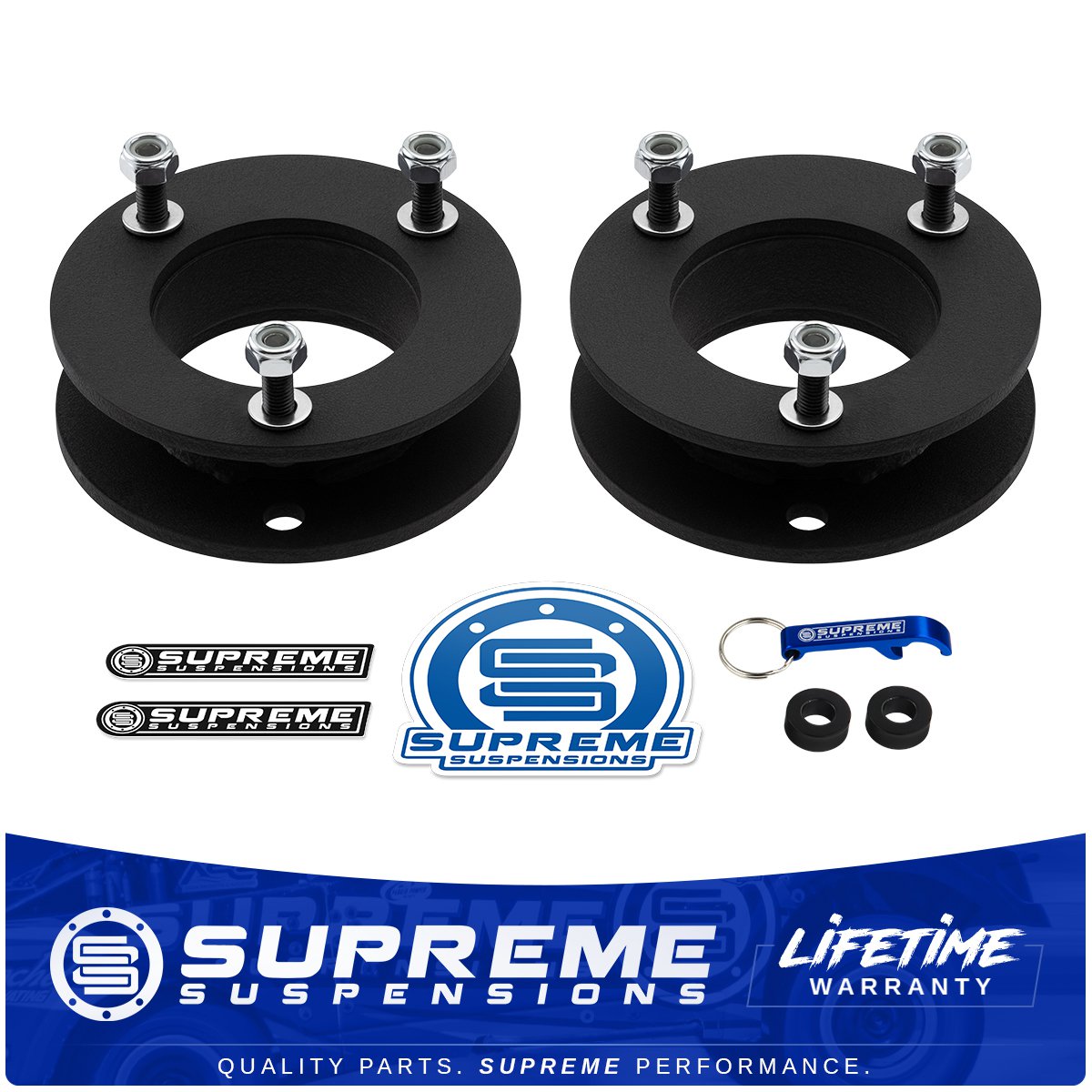 2" Front Leveling Lift Set Steel Spacers For 2004-2020 Ford F-150
