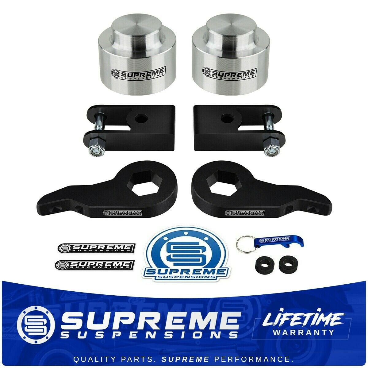 For 2000-2006 Chevy Tahoe 3" Front 2" Rear Leveling Lift Kit PRO 4WD