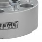 Silver Billet Wheel Spacers And Tire Valve Caps 5x5" BP 1/2"x20 Studs For 99-18 Cherokee Wrangler
