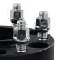 4x Hub Centric Wheel Spacers Fits FORD - BP 6x135mm M14x2 Studs w/ Tire Valve Caps
