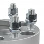 FR + RR Wheel Spacers For FORD - BP 6x135mm M14x2 Studs + 4 PC Tire Valve Caps
