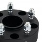 Hub Centric Wheel Spacers Fits Ram 1500 Dakota Durango 5x5.5" BP 9/16"x18 + Valve Caps