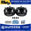 5 x 139.7mm BP 77.8mm Wheel Spacers Fits Dodge Mitsubishi Chrysler Kit Includes Valve Caps