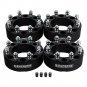 Front & Rear Pro Billet Wheel Spacers + Premium Tire Valve Caps For Dodge Rams