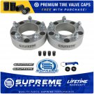 Hub Centric Wheel Spacers Fits 07-20 Toyota Tundra 5x150mm 2pc Set + Tire Valve Caps
