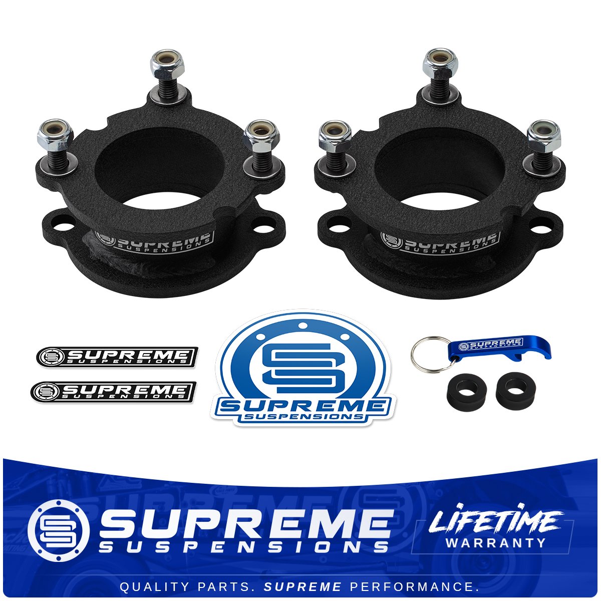 2 pcs 3" Front Lift Strut Spacers For 2002-2009 Trailblazer / Envoy