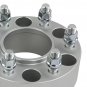 Silver Anodized Wheel Spacers 6x135mm Premium Valve Caps For F150 Lincoln Navigator