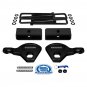 87-96 Dodge Dakota 3" Front + 1.5" Rear Complete Level Lift Kit Black 4X4