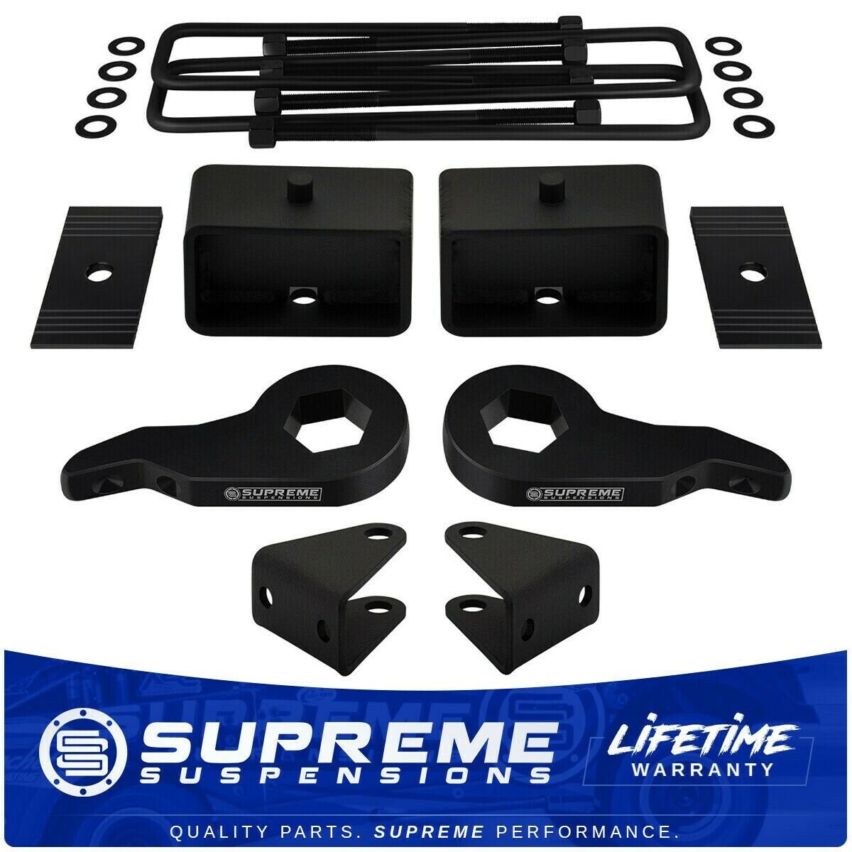 2000-2010 Chevy Silverado 2500 HD 3" + 3" Lift Kit 8-Lug inc. Shims PRO 2WD 4WD