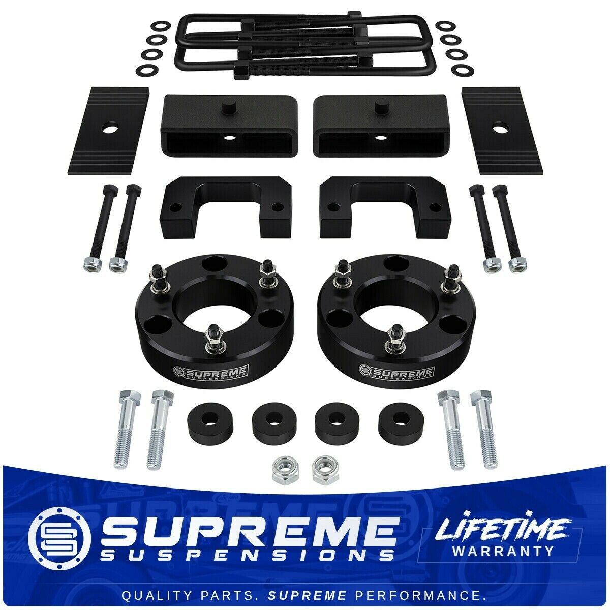 0718 Chevy GMC Silverado Sierra 1500 4x4 3.5"+1.5" Lift Kit +Diff Drop