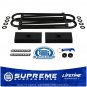 03-13 1" Inch Rear Black Level Lift Kit Dodge Ram 2500 3500 4X4 Extended U-Bolts