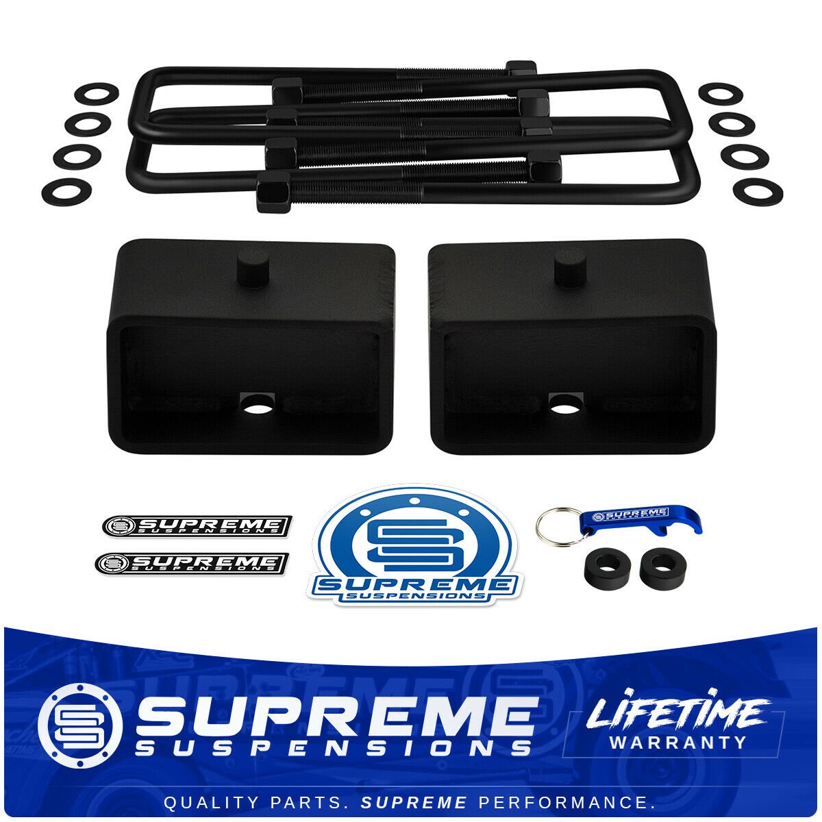 3" Inch Rear Lift Level Kit Blocks Fits Nissan Frontier 05-19 PRO
