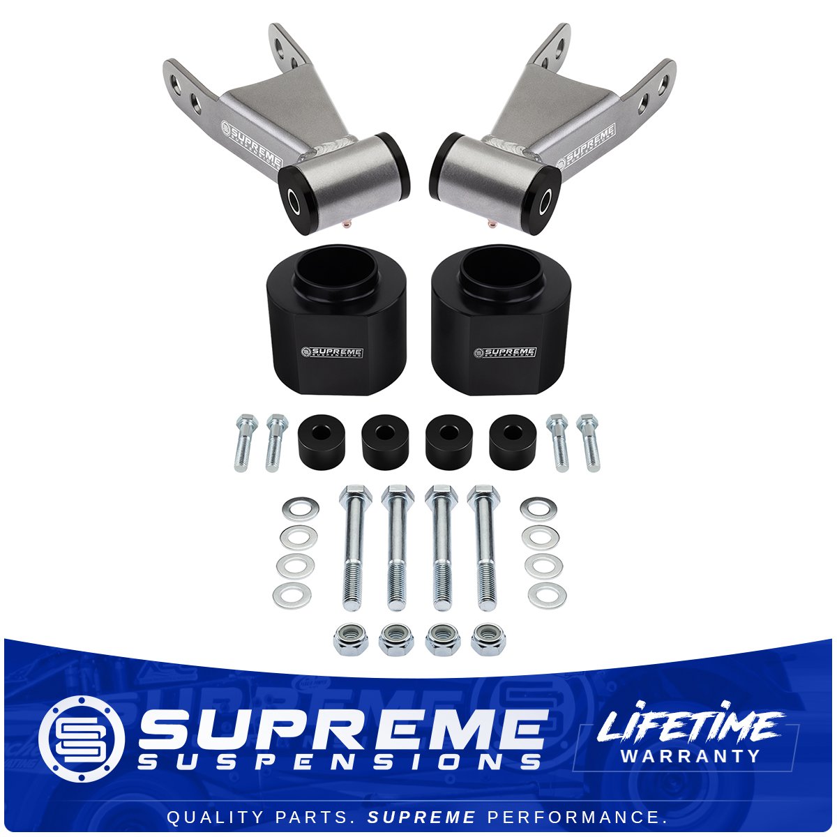 8401 Jeep Cherokee XJ 3" Front + 2" Rear Lift Kit + Transfer Case Drop