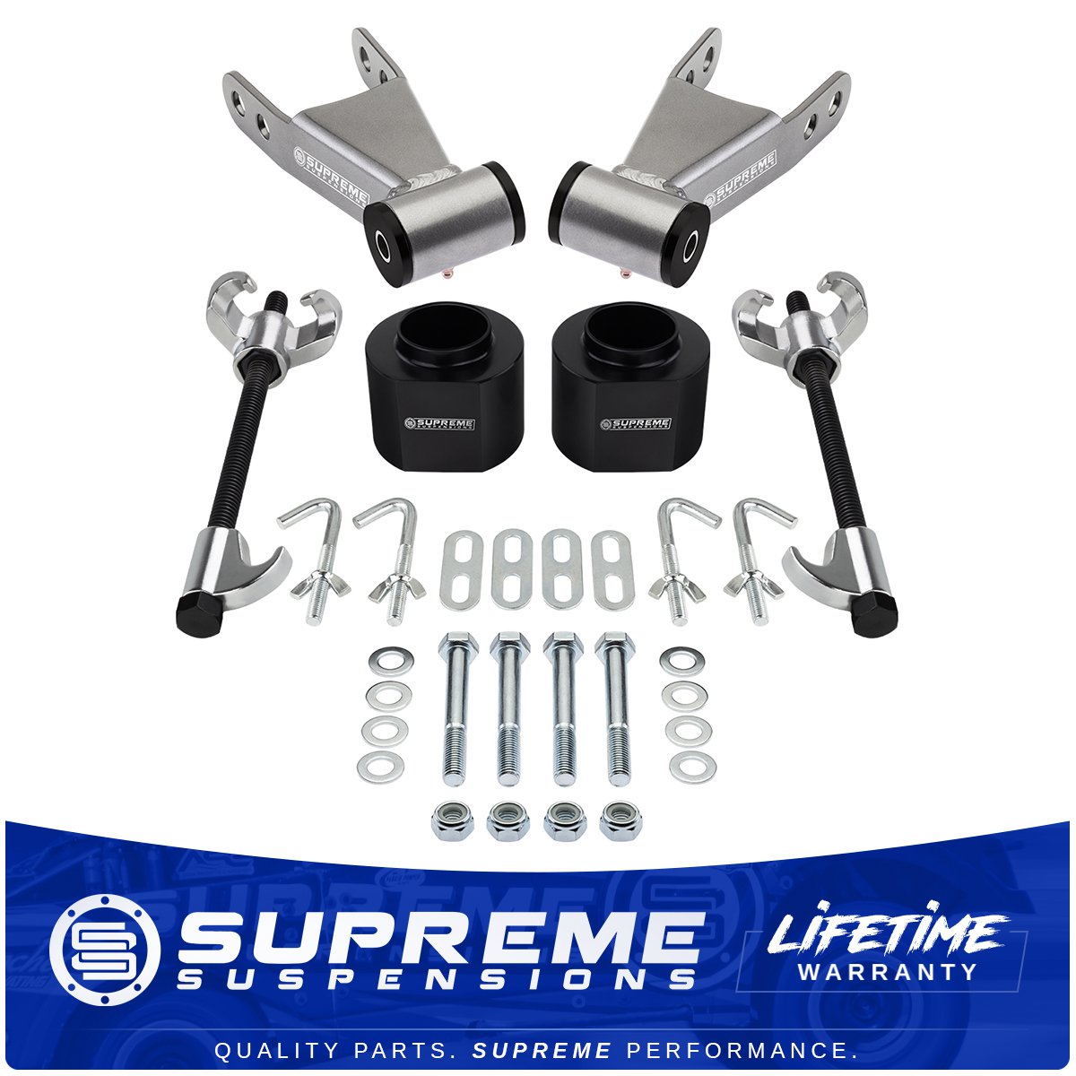 Traxda Leveling Kit 1984-2001 Jeep Cherokee XJ – 2.0″ FRONT 2.0″ REAR LIFT KIT main image 1