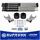 84-01 Jeep Cherokee XJ Complete 3" Front Adj 2" or 1.5" Rear Lift Kit Shackles