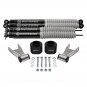 84-01 Jeep Cherokee XJ Complete 3" Front Adj 2" or 1.5" Rear Lift Kit Shackles