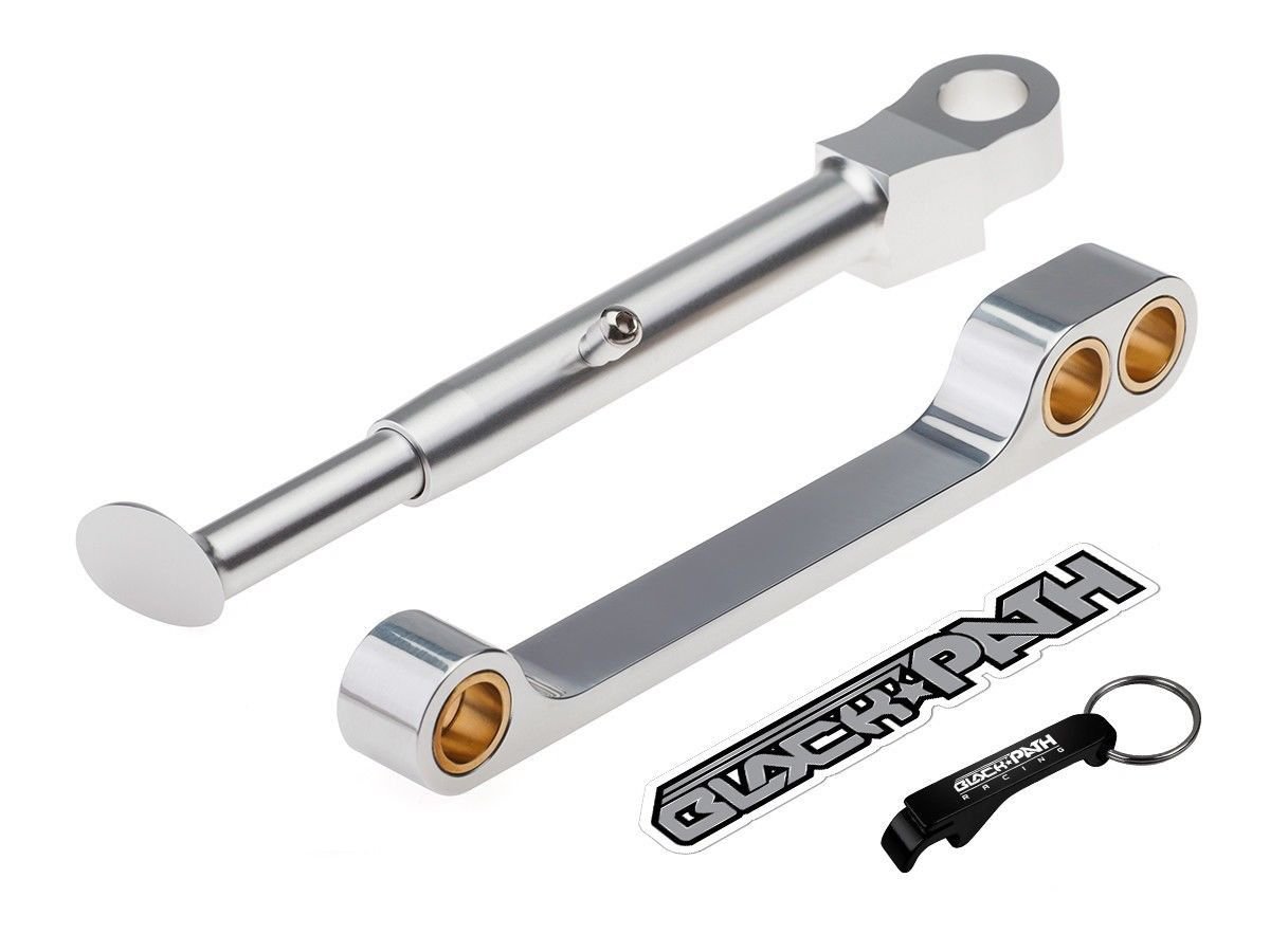 1999-2009 Yamaha YZF R1 R6S Silver 1-4" Adjustable Lowering Link + Kickstand Kit