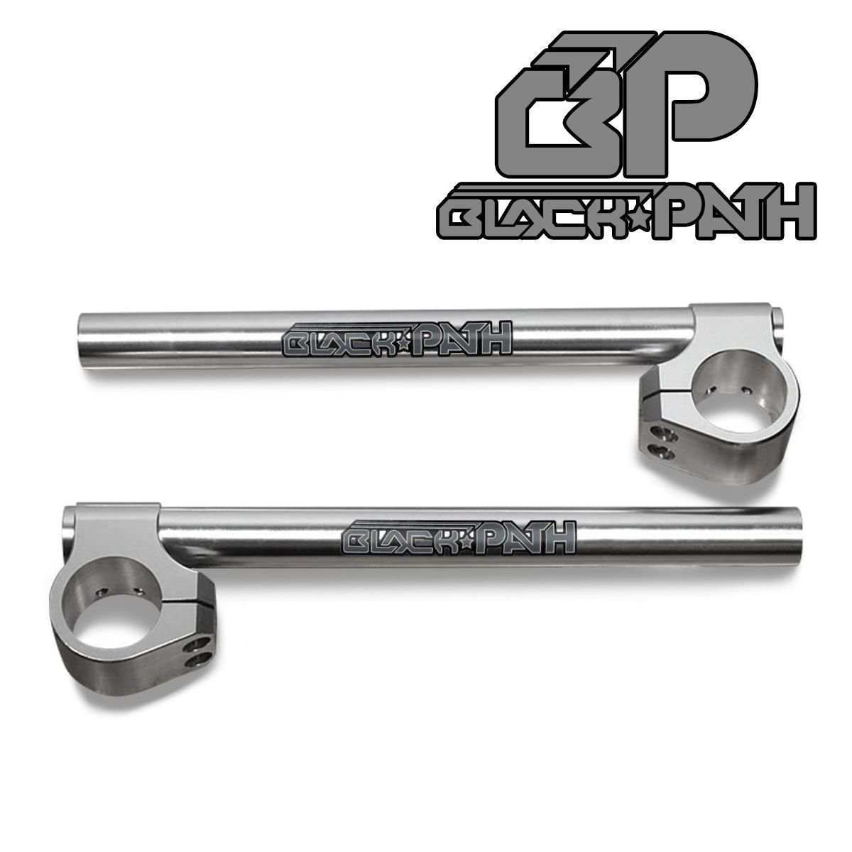 88-21 Silver Harley Sportster 48 Forty Eight 39mm Clip on 1" Handlebar Kit
