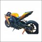 1998-2002 Kawasaki Ninja ZX-6R Swing Arm Extenders + Gold Chain Kit