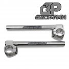 88-21 Silver Harley Davidson 883 Sportster 1200 39mm Clip on 1" Handlebar Kit