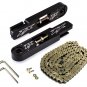 2002-2003 Kawasaki Ninja ZX-9R SwingArm Extensions + Gold Chain Kit