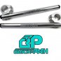 Silver Clip on Handlebars 33mm Cafe Racer For Honda CB350 Motorcycle fork tubes