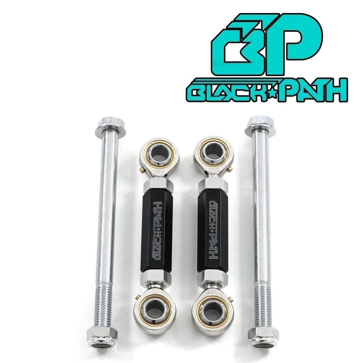 BP 1999-2002 Suzuki SV 650 Black Fully Adjustable 0-4" Lowering Links Kit